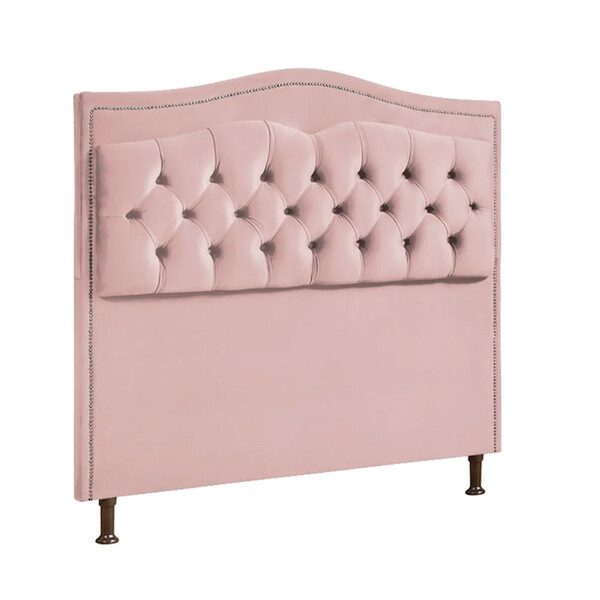 Cabeceira Estofada Holanda 1,60 2.0 Queen Veludo Star Confort