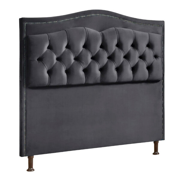 Cabeceira Estofada Holanda 1,60 2.0 Queen Veludo Star Confort