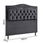 Cabeceira Estofada Holanda 1,60 2.0 Queen Veludo Star Confort