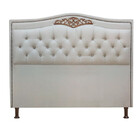 Cabeceira Estofada Holanda 1,60 Queen Linho Star Confort