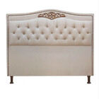 Cabeceira Estofada Holanda 1,95 King Size Linho Star Confort