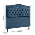 Cabeceira Estofada Holanda 195 Cm 2.0 Casal King Size Para Ca