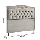 Cabeceira Estofada Holanda Casal Queen Size 160 Cm Para Cama