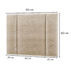 Cabeceira Estofada Iluminação Led Glow Cama Solteiro 90 Cm Li