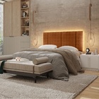 Cabeceira Estofada Iluminação Led Stella Cama Casal 140 Cm Bo