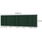 Cabeceira Estofada Iluminação Led Stella King Size 200 Cm Vel