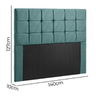 Cabeceira Estofada Julia Casal 140 Cm Para Cama Box Veludo -