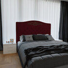 Cabeceira Estofada Kate Queen 160 Cm Para Cama Box Suede Bord