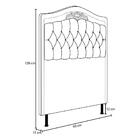 Cabeceira Estofada Kate Solteiro 90 Cm Para Cama Box Suede Es