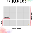 Cabeceira Estofada King 12 Blocos Não É Segredo Linho Palha 1