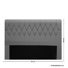 Cabeceira Estofada King 193cm Veludo Milena Jsw