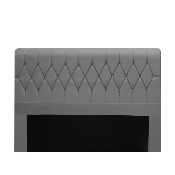 Cabeceira Estofada King 193cm Veludo Milena Jsw