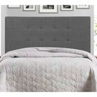 Cabeceira Estofada King 195 Cm Barcelona Suede Cinza - Jbe