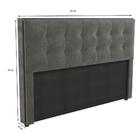 Cabeceira Estofada King 195cm Multimóveis Cr35164