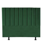 Cabeceira Estofada King 195cm Sophia Suede Verde - D A Decor