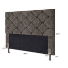 Cabeceira Estofada King 195cm Suede Caribe Js Móveis