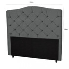 Cabeceira Estofada King 195cm Veludo Atenas Madetal