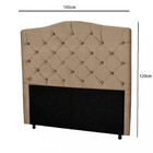 Cabeceira Estofada King 195cm Veludo Atenas Madetal