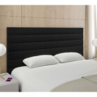 Cabeceira Estofada King 195cm Veludo Vian