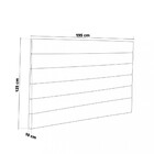 Cabeceira Estofada King 195cm Veludo Vian