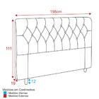 Cabeceira Estofada King 198cm Multimóveis Cr35080