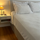 Cabeceira Estofada King 1 Bloco Não É Segredo Linho Cru 195x60