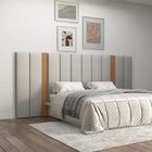 Cabeceira Estofada King 300cm   Freijó