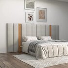 Cabeceira Estofada King 300cm   Freijó