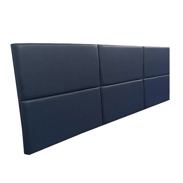 Cabeceira Estofada King 6 Blocos Não É Segredo Courvin Azul M