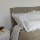 Cabeceira Estofada King 6 Blocos Não É Segredo Linho Bege 195