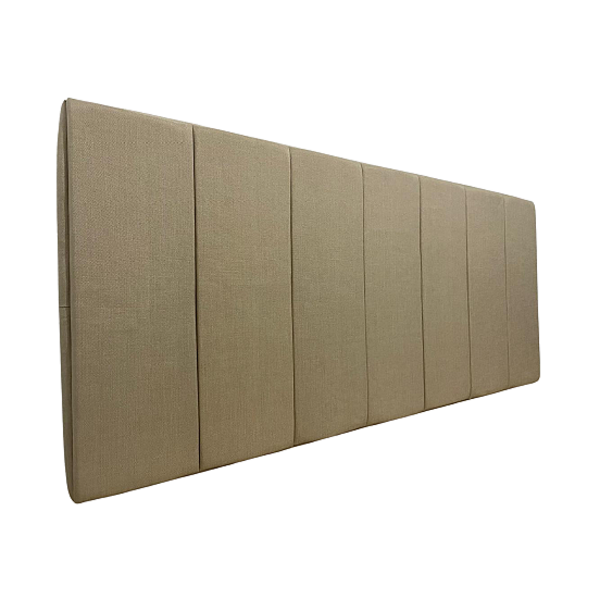 Cabeceira Estofada King 7 Blocos Não É Segredo Linho Bege 195