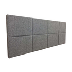 Cabeceira Estofada King 8 Blocos Não É Segredo Cinza Claro 19