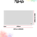 Cabeceira Estofada King Com Abas Não É Segredo Linho Cinza Cl