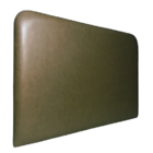 Cabeceira Estofada King Orgânica Não É Segredo Veludo Marrom