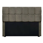 Cabeceira Estofada King Size Com Strass Mila 1,95 Suede Amass