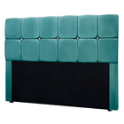 Cabeceira Estofada King Size Com Strass Mila 1,95 Veludo Star