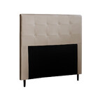 Cabeceira Estofada King Size Luna Em Suede 193x126x7 - Zidi