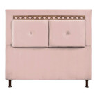 Cabeceira Estofada King Size Toronto Veludo 1,95 Star Confort