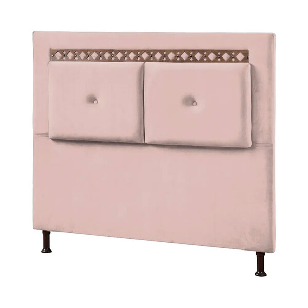 Cabeceira Estofada King Size Toronto Veludo 1,95 Star Confort