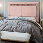 Cabeceira Estofada King Size Toronto Veludo 1,95 Star Confort