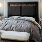 Cabeceira Estofada King Size Toronto Veludo 1,95 Star Confort