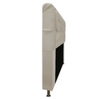 Cabeceira Estofada Lady 100 Cm Solteiro Com Capitonê Suede Be