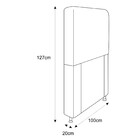 Cabeceira Estofada Lady 100 Cm Solteiro Com Capitonê Suede Te