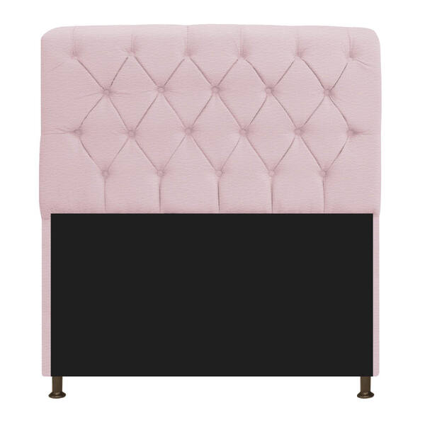 Cabeceira Estofada Lady 140 Cm Casal Com Capitonê Corano - Am