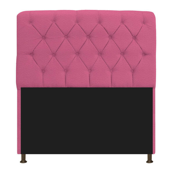 Cabeceira Estofada Lady 160 Cm Queen Size Com Capitonê Corano