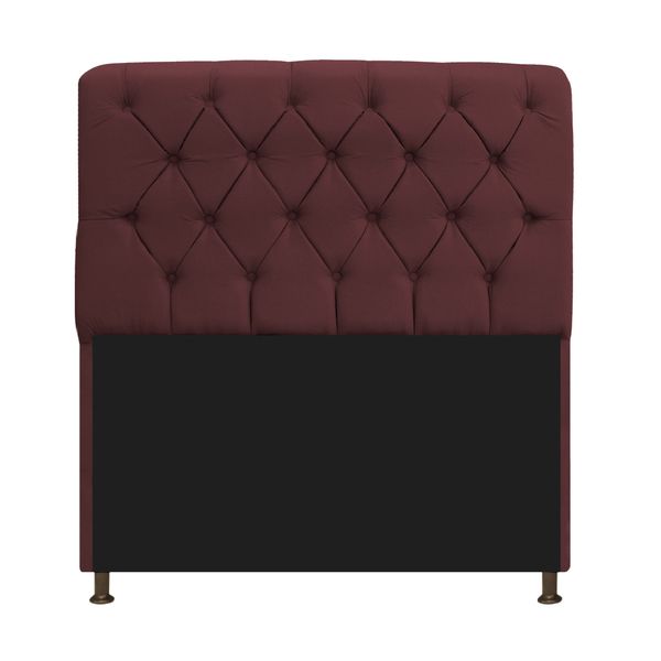 Cabeceira Estofada Lady 160 Cm Queen Size Com Capitonê Corano