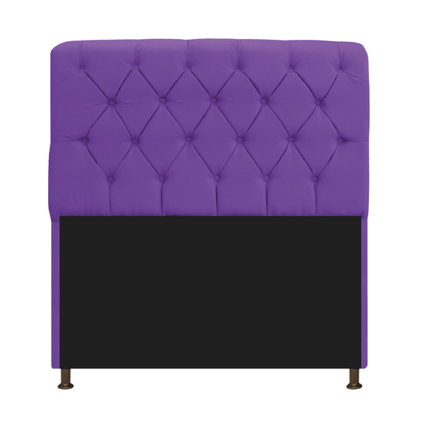 Cabeceira Estofada Lady 195 Cm King Size Com Capitonê Corano