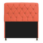 Cabeceira Estofada Lady 195 Cm King Size Com Capitonê Suede -