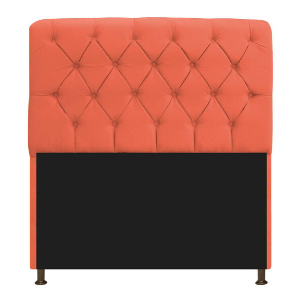 Cabeceira Estofada Lady 195 Cm King Size Com Capitonê Suede -