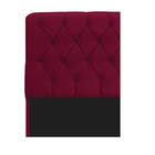 Cabeceira Estofada Lady 195 Cm King Size Com Capitonê Suede -